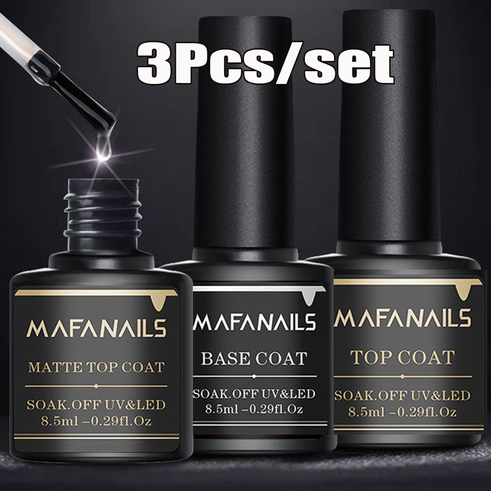 Nail Art Pink - 3 TEILE/SATZ Basis & Top &