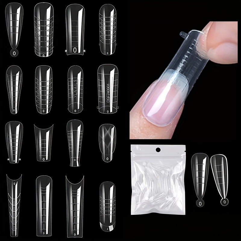 Nail Art Ombre - 60 Teile/los Verlängerung Falsche Nägel Kunst