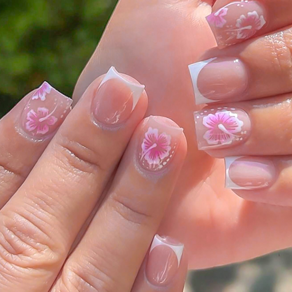 Nail Art Press On - 24 Stück künstliche Nägel mit französischen