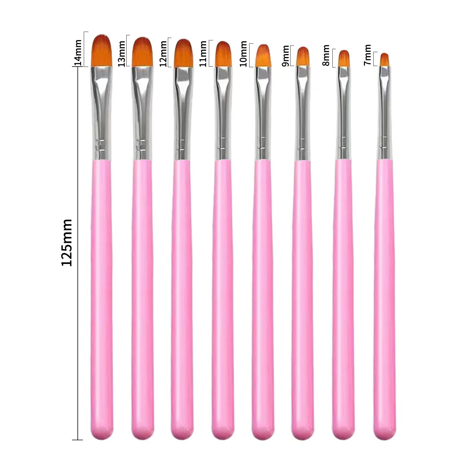 7/8-teiliges ovales Gel-Nagelp – Nail Art Ombre Bewertung und Preis