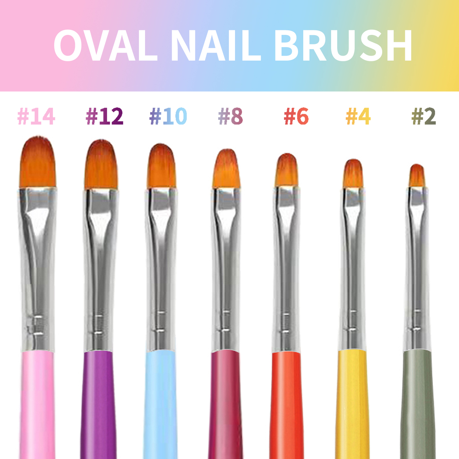 7/8-teiliges ovales Gel-Nagelp – Nail Art Ombre Bewertung und Preis