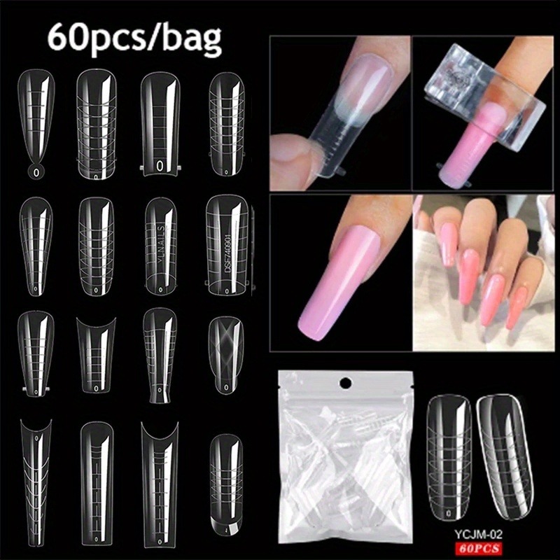 60 Teile/los Verlängerung Fals – Nail Art Ombre Bewertung und Preis
