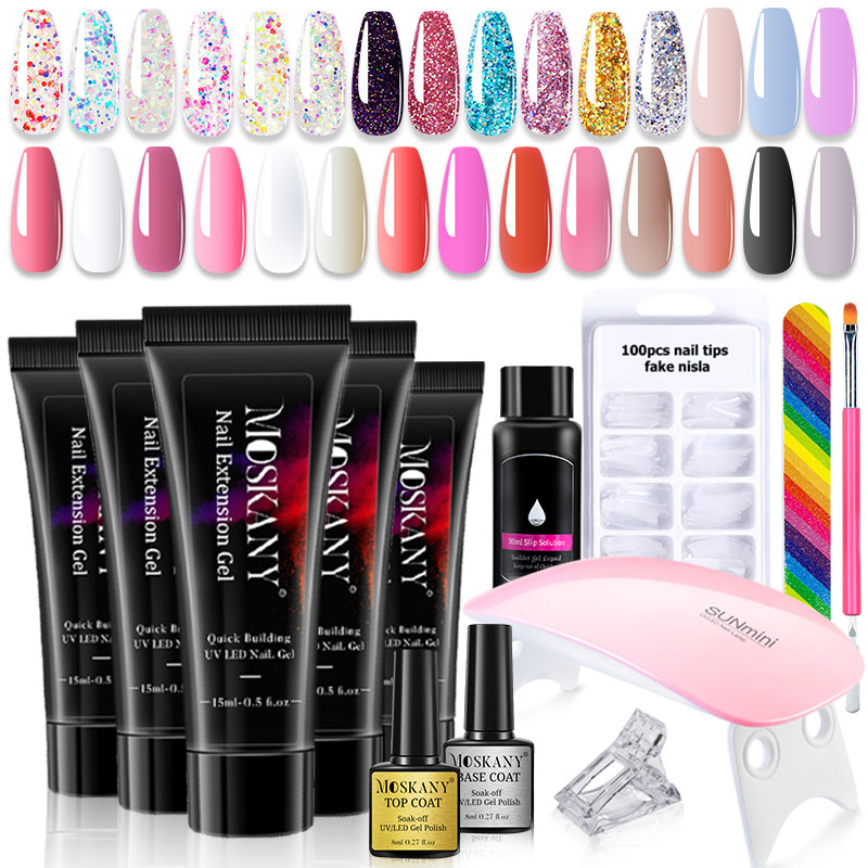 Poly Nagel Gel Komplettset mit – Nail Art Ombre Bewertung und Preis