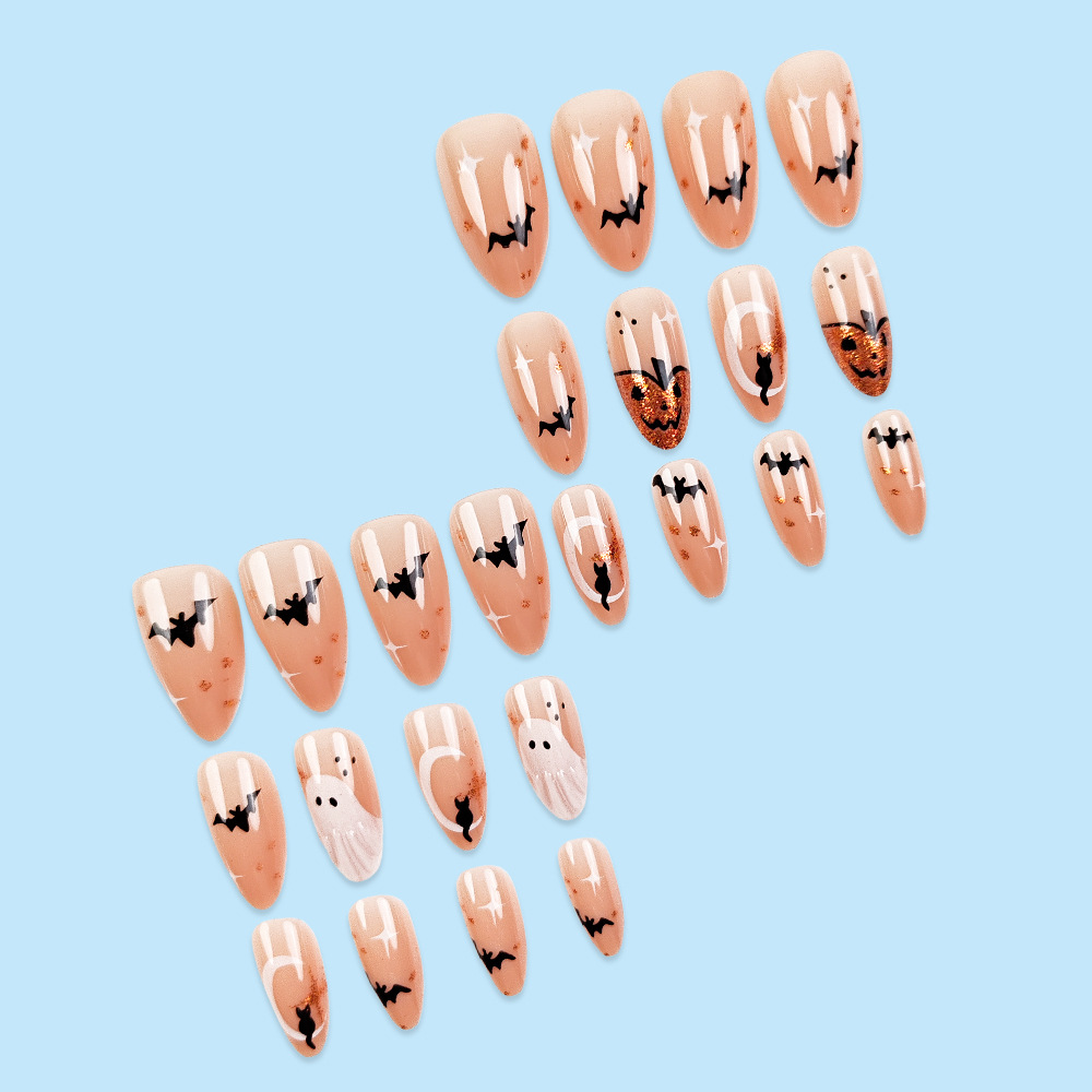 24 Stück einfache Mandel-Nägel – Nail Art Press On Bewertung und Preis