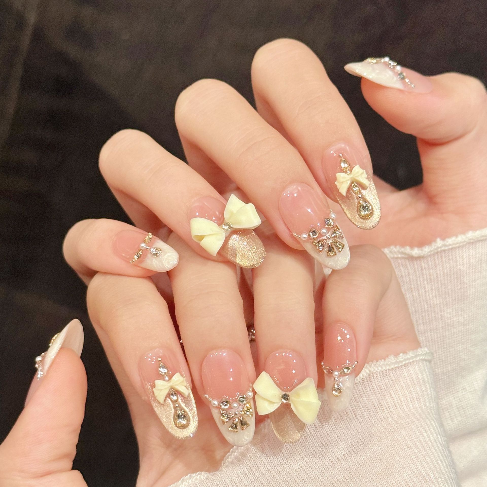 10 Stück handgemachte Nägel zu – Nail Art Press On Bewertung und Preis