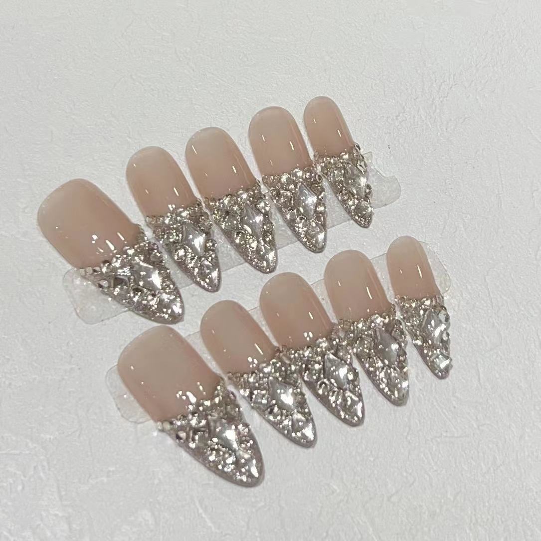 10 Stück Glitzernde Aufdrücknä – Nail Art Press On Bewertung und Preis