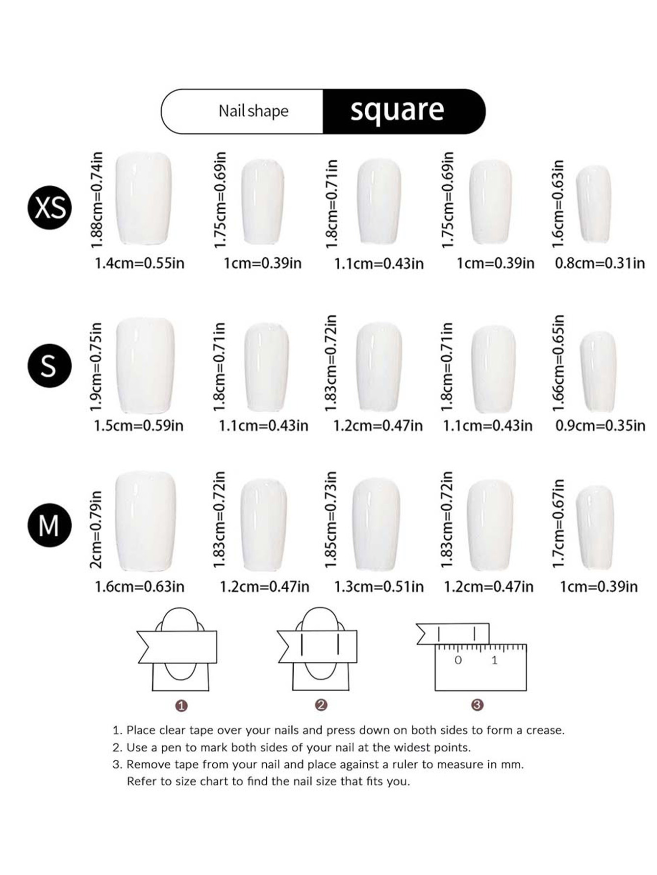 10 Stück handgefertigte, rote, – Nail Art Press On Bewertung und Preis